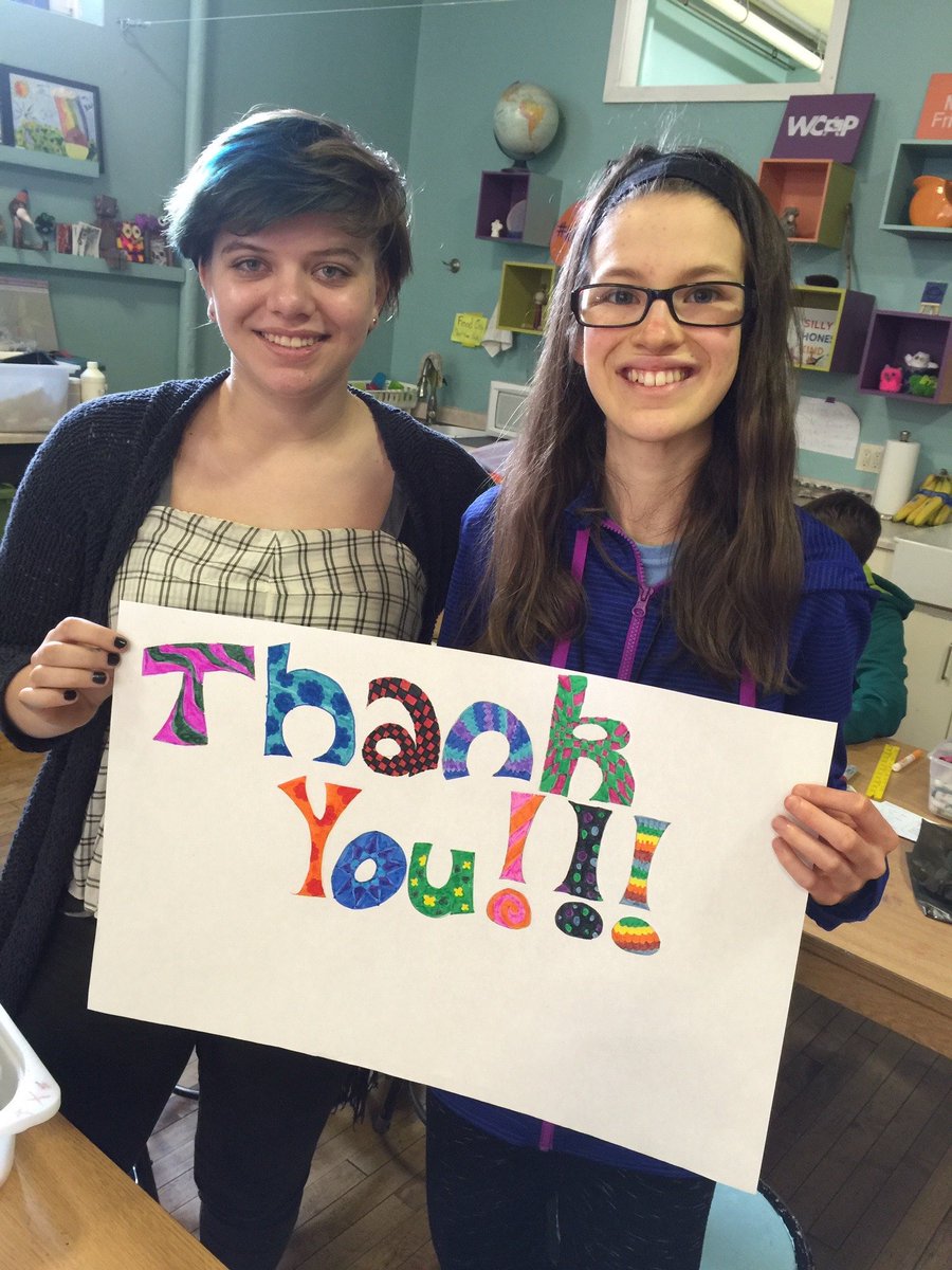 Rachel (on the left) has volunteered throughout her Frosh year <a href="/carrollu/">Carroll University</a> Thank you Rachel, you rock! #piosvolunteer