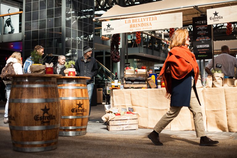 EstrellaDammUK's tweet image. We've brought the Mediterranean to London this weekend, head down to @OldSpitalfields to explore #EstrellaBoqueria