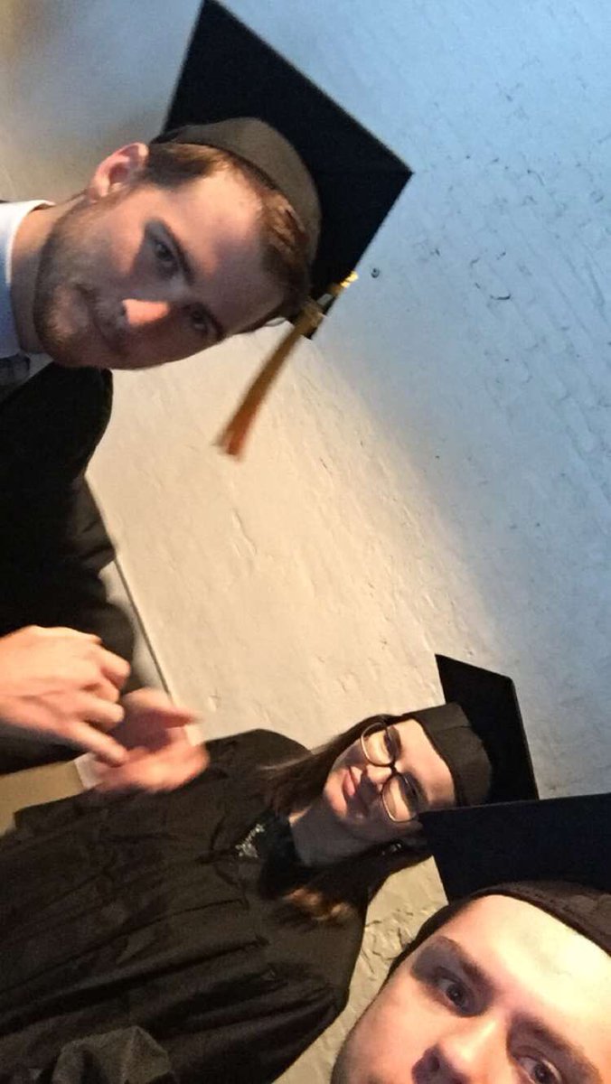 katelyncapri's tweet photo. These guys @_kyle_werner @billthefilmguy @SmallTalkFilm16   #tfcgraduation #dreamteam https://t.co/K1ywsSWdGr