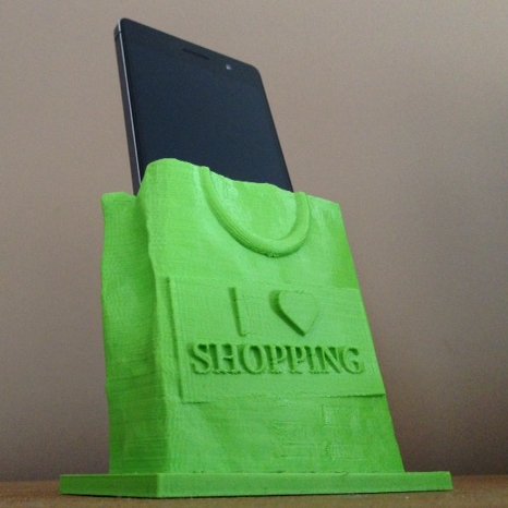 3dprinthings's tweet photo. @SoBaggy Tada! Vers van de pers: the Baggy Phone Stand. Voor 3D printing fun: https://t.co/5KvxCHrbUs  #7SSN16 https://t.co/8HPfIxxTD4