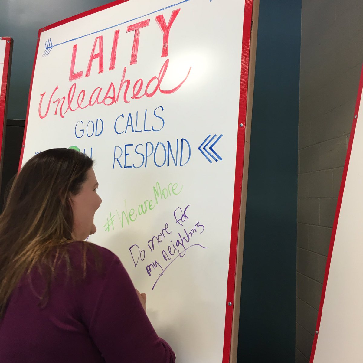 xvforum's tweet photo. Don't forget to write what you think God is calling you to do! The board is in the lounge 😁 https://t.co/U850YfPDAD