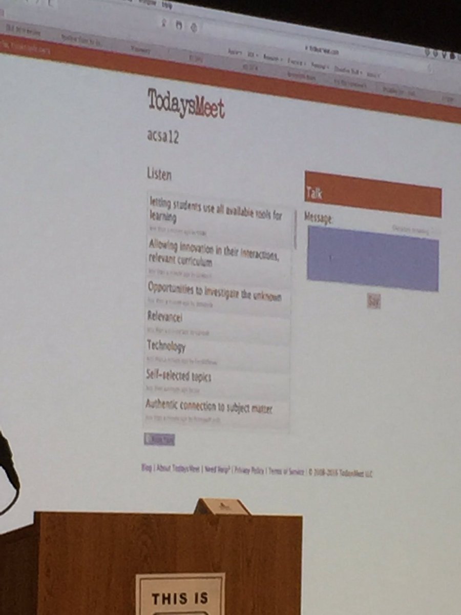 FUSD_Supt's tweet photo. What engages students? #ACSAReg12 https://t.co/CP3PKGpiz1
