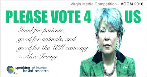 PLEASE VOTE for our PR company Speaking Of Human-Based Research just launched on #VOOM2016! bit.ly/21ldkxr