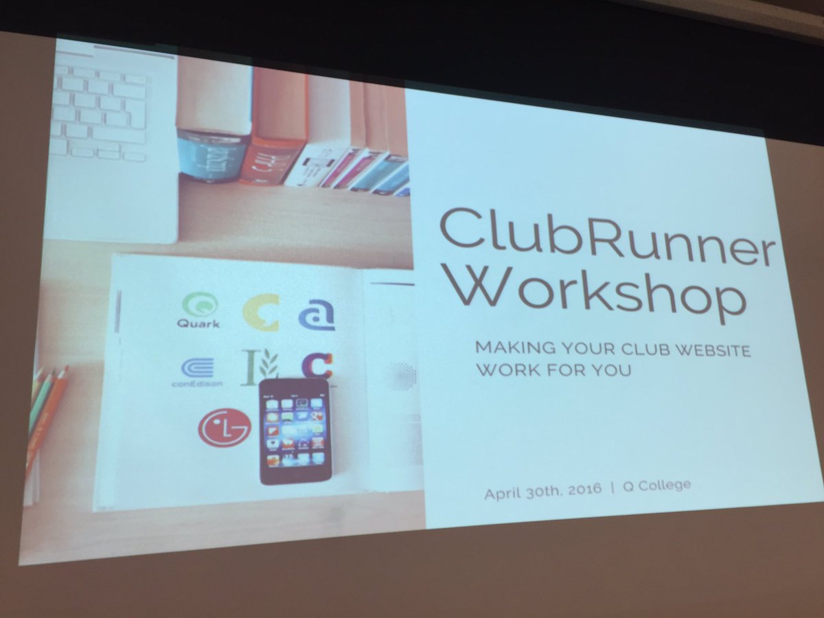 Thank you <a href="/QCollege/">Q College</a> for donating space to help #Rotarians promote our good work #yyj #community