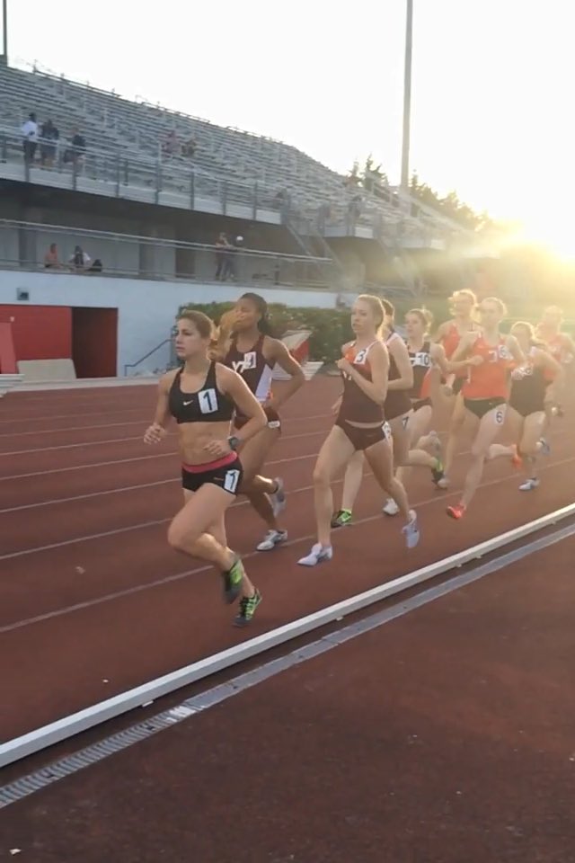 Katarina_CRO's tweet photo. Paced my fellow Hokies this weekend at the #HighlanderInvitational ! A few nice PR's in the 800 and 1500! #VTTrack https://t.co/k9uchLG1M4