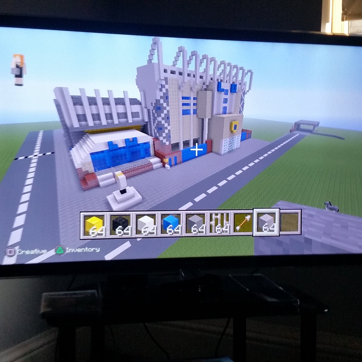 winlose1972's tweet image. #ellandrd #minecraftproject coming along nicely #footballchurch #lufc #mot