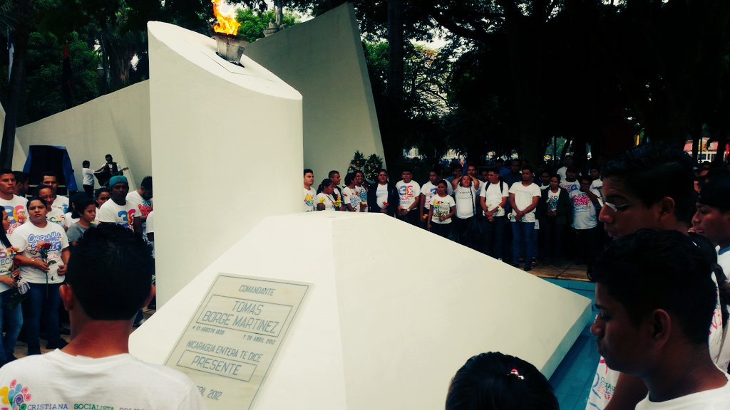 JS19JdistritoV's tweet photo. #TomásValiente Nicaragua entera te grita: PRESENTE!!! #AMORANICARAGUA https://t.co/XaGbdPpOx3