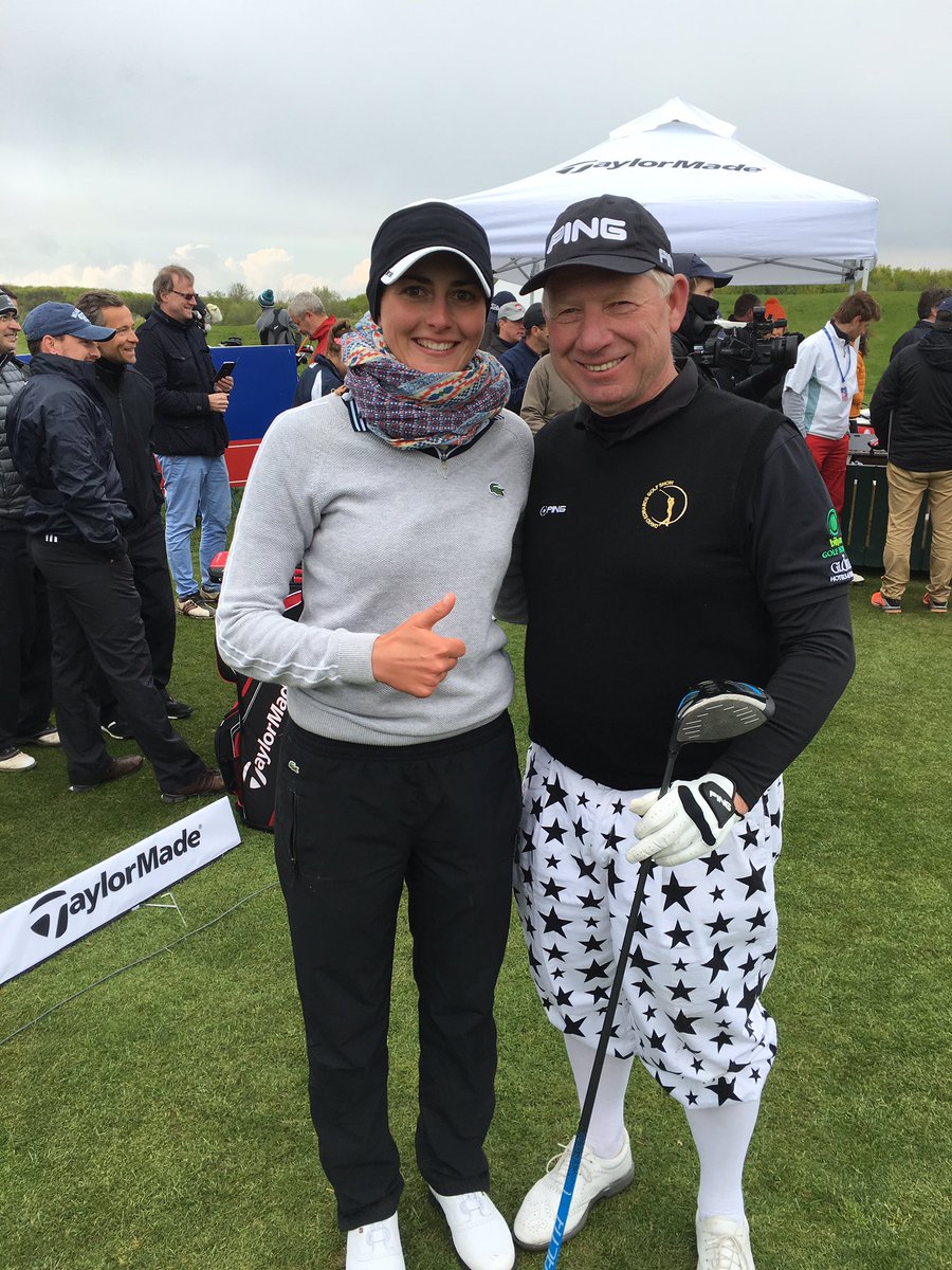 trickgolfshow's tweet photo. Nice to meet up with @LETgolf Rookie & ⭐️@justine_dreher today @trickgolfshow @legolfnational @ffgolf #GoodLuck2015 https://t.co/DhnZq1dvLv