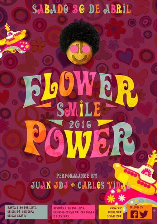 Hoy toca flower power en rumbo144! Listas y reservas vip 606774282