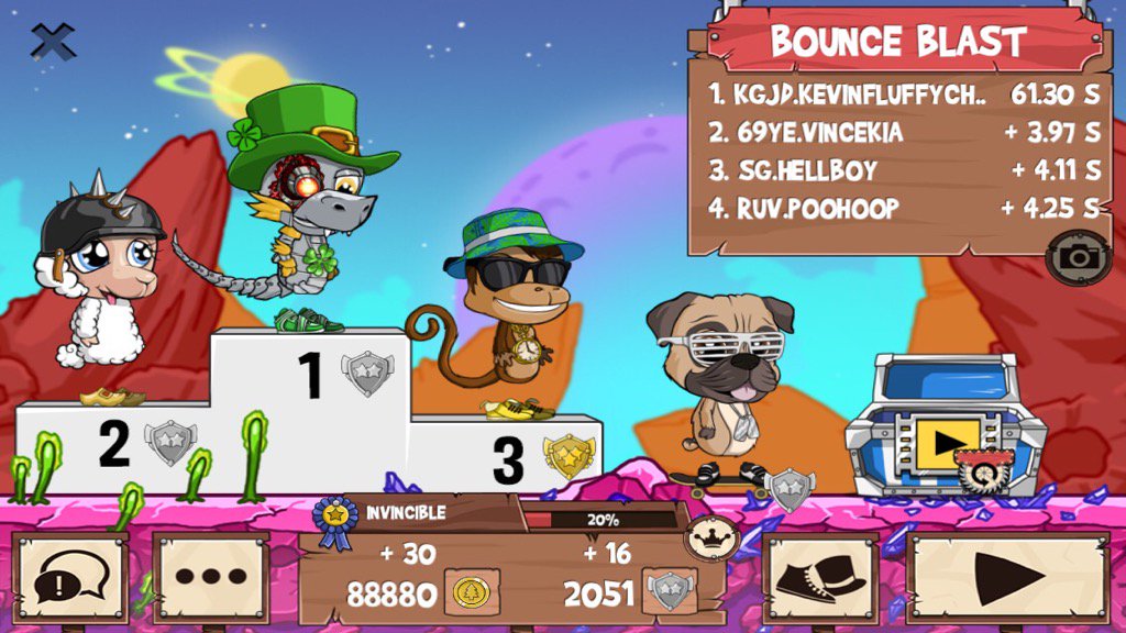 KevinFluffyChai's tweet photo. Get on my level, son! #funrun2 #VinceKia #hellboy #Poohoop https://t.co/Hmb4gHIVcu