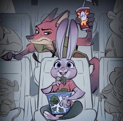 Movie day!!
Happy saturday 
#ZootopiaID #Fanart