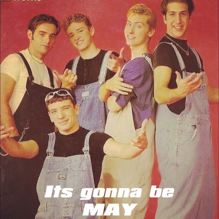 Bizzy_Woods's tweet photo. #ItsGonnaBeMay
@jtimberlake @LanceBass @realjoeyfatone @JCChasez @IamCKirkpatrick #itsgonnabeme #nsync #theoveralls https://t.co/1D7NPnPqzw
