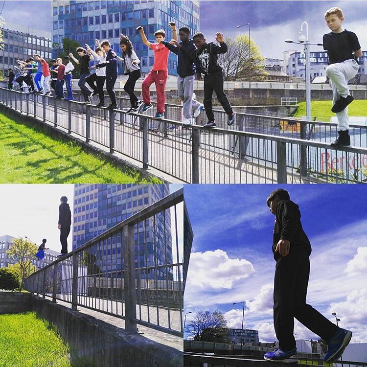 Few spots left for Kids &amp; Teens parkour &amp; freerunning @GLYPTatTramshed in Woolwich every Satday, call 02088541316!