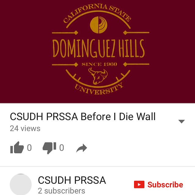 csudhprssa's tweet photo. Subscribe & stay in the "know" of what's going on within our chapter! #CSUDHPRSSA #ToroPIC https://t.co/3HMhJjt7MD https://t.co/HWpmYeF5Rx