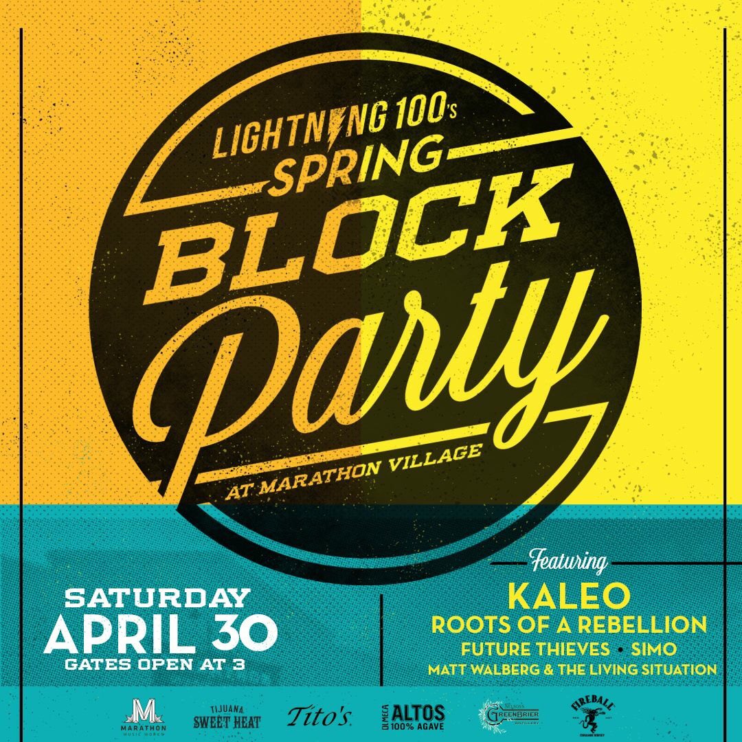 NativeNashville's tweet photo. SHOW: The day is finally here. @Lightning100 Block Party is TODAY w/ @officialkaleo @ROARMUSIC @futurethieves &amp; More https://t.co/NFFofLiXMR
