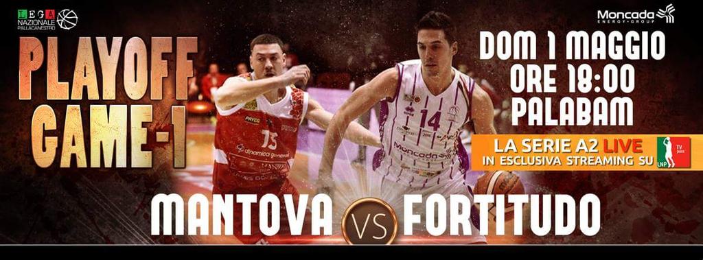 -1 <a href="/PallacMantovana/">Pallac. Mantovana</a> vs. <a href="/FortitudoAG/">Fortitudo Agrigento</a> #Playoff #WeAreAG #SerieA2 <a href="/LNPSOCIAL/">Lega Nazionale Pall</a> <a href="/Citroen/">Citroën</a>