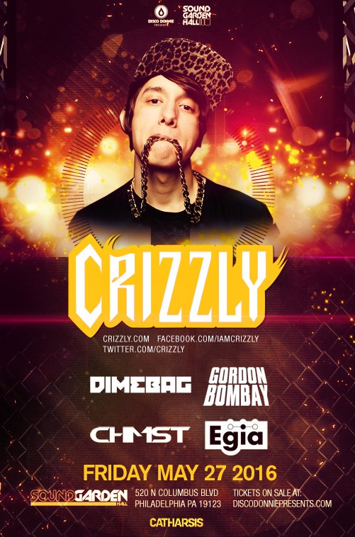 itsgordonbombay's tweet image. SHOW ANNOUNCEMENT: 
We join @CRIZZLY and @dimebagtunes at @SoundGardenhall on 5.27. This is gonna be reckless #quack