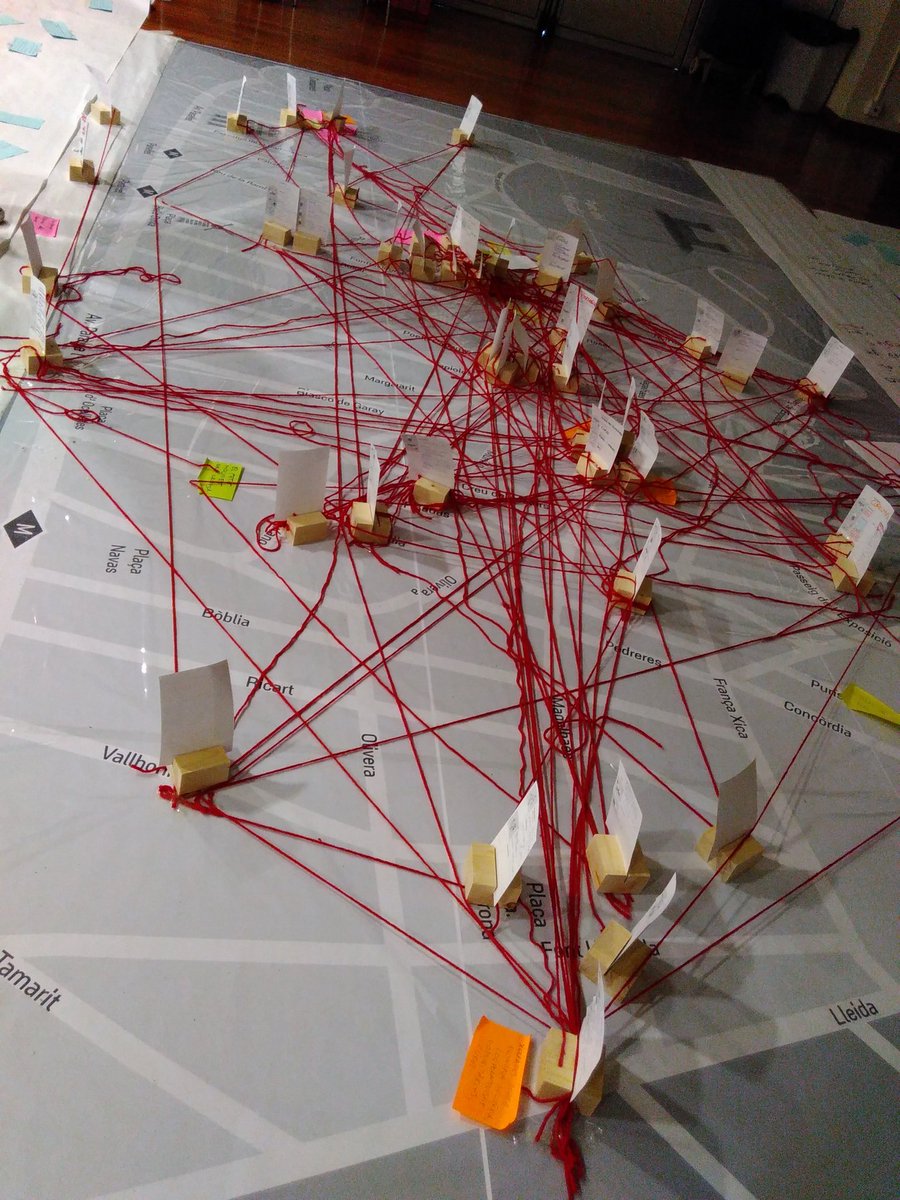 carolinalopez_g's tweet photo. Impresionant el mapa enxarxat d'economia solidaria del #PobleSec que ha fet avui #cooperasec al @CCElSortidor https://t.co/gTLgdTxN7F