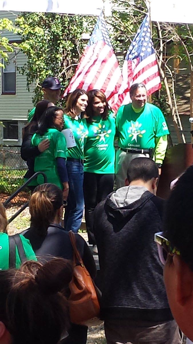 Thanks so much to <a href="/comcast/">Comcast</a>. They donated 25k to the #Dorchester #YMCA. #comcastcaresday @comcastimpact