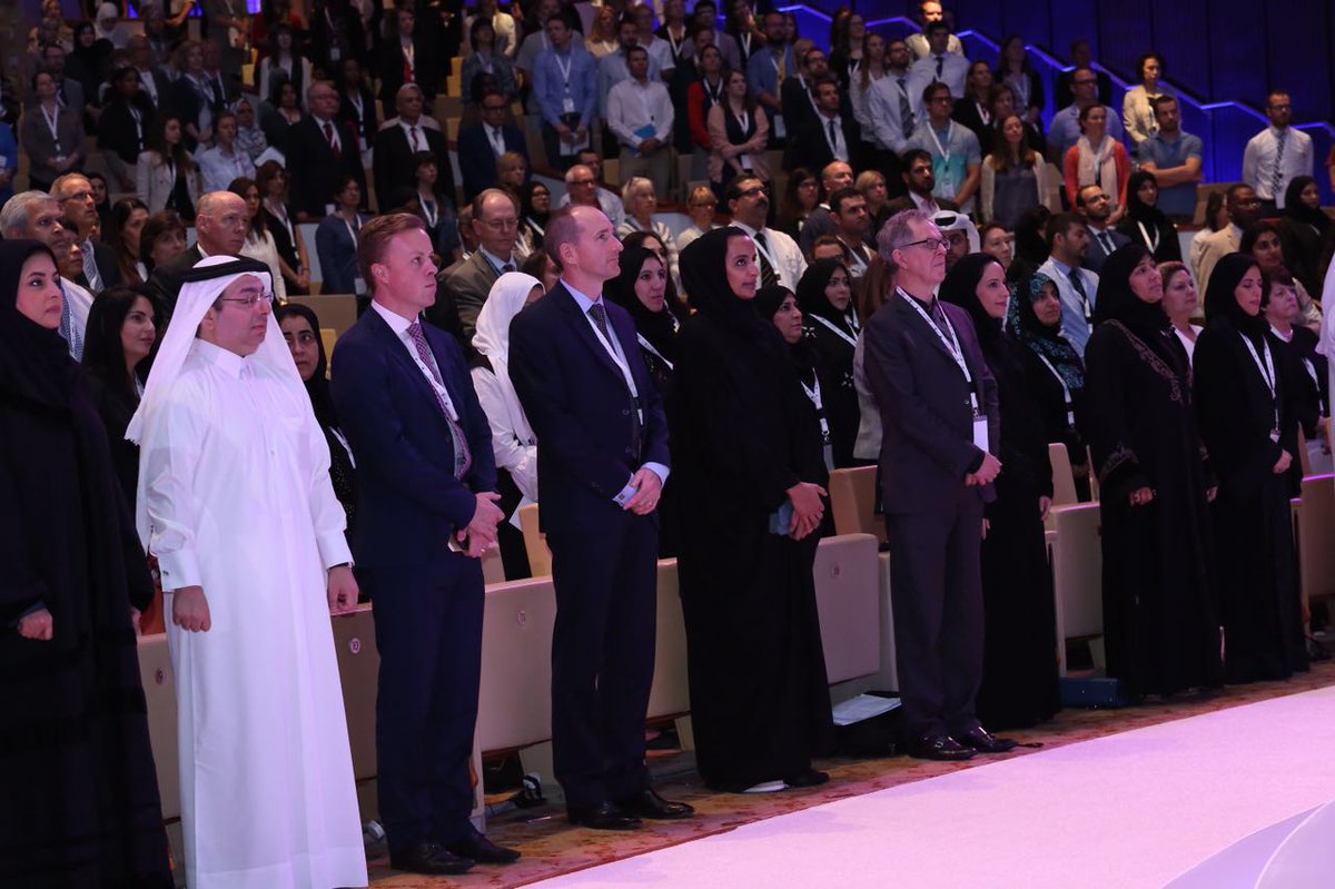 QF's tweet photo. H.E. Sheikha Hind bint Hamad Al Thani, Vice Chairperson & CEO of QF, at the Third Annual Teaching & Learning Forum. https://t.co/JLAJHk3Zck