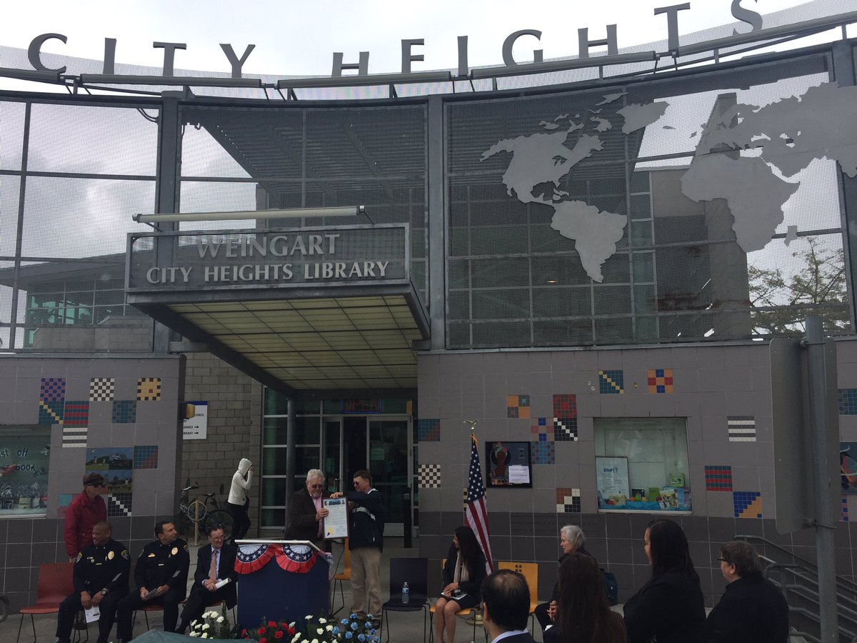 CityHeightsLaw's tweet photo. City Heights #LawDay #SD Proclamation #Miranda #MorethanWords #CHLD2016 https://t.co/kUS0j75lBF