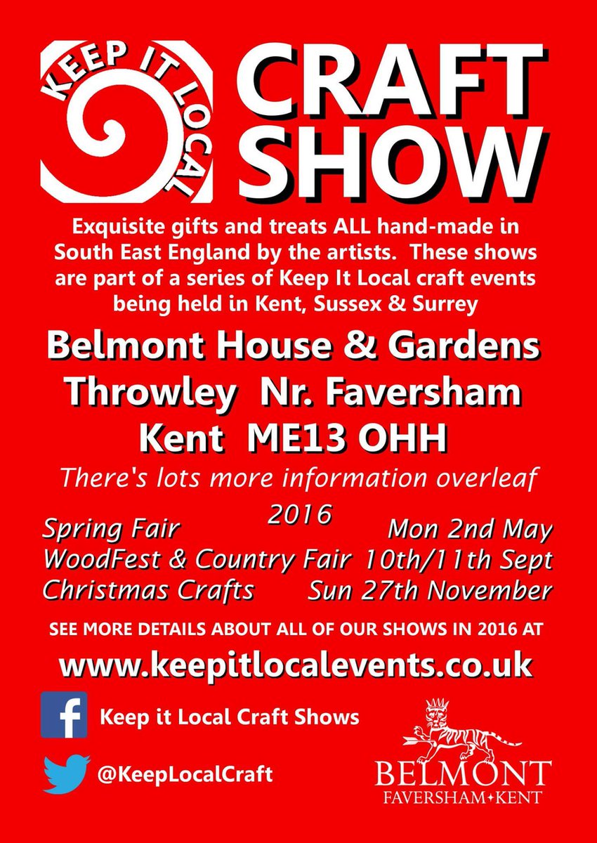 THIS MONDAY <a href="/BelmontHseGdns/">Belmont House and Gardens</a> <a href="/CanterburyINDEX/">Canterbury INDEX</a> <a href="/FavershamLiving/">Faversham Fun</a> @news_in_kent <a href="/VisitKentBiz/">Visit Kent Biz</a> <a href="/EventInKt/">Events In Kent</a> <a href="/HandmadeHour/">HandmadeHour</a>
