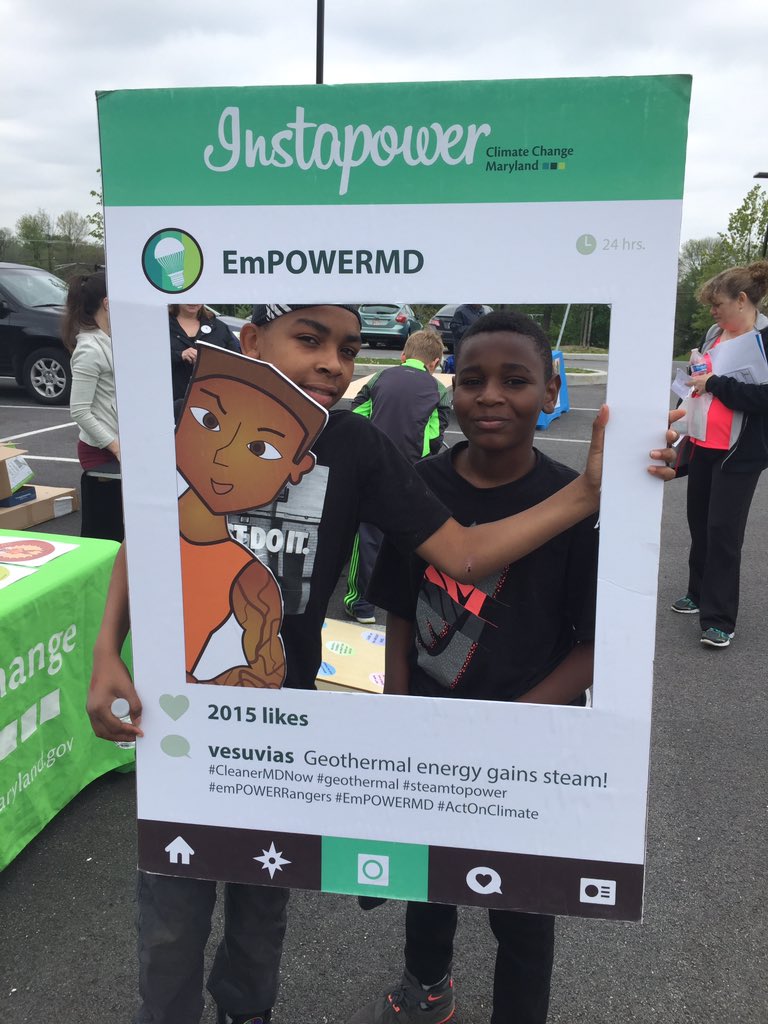 TheEmPOWERS's tweet photo. Vesuvias wished it was steamier today but had a good time @YCentralMD #HealthyKidsDay2016 https://t.co/xA8ko3nibF