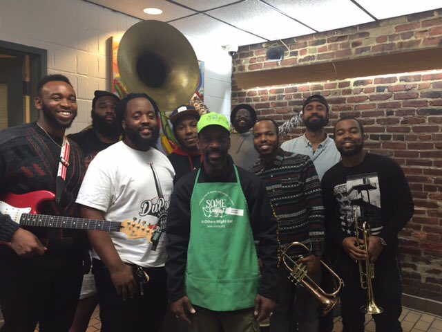 Had a blast this morning playing for some beautiful people with <a href="/SOME_DC/">So Others Might Eat</a> next up today is the Wright Wedding!