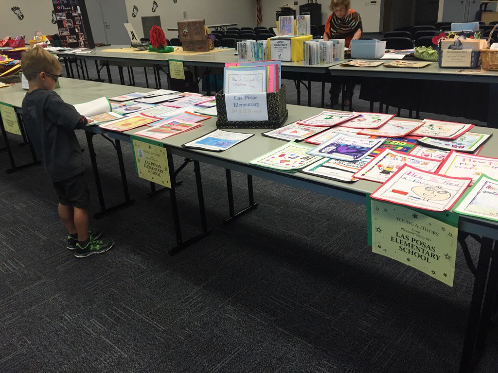 Bruce3rdgrade's tweet photo. Young Authors of Las Posas at the Author's Faire #lasposascamarillo
@ssiglerlps
#PVshares
@pvsdcamarillo https://t.co/liiOja3Q25