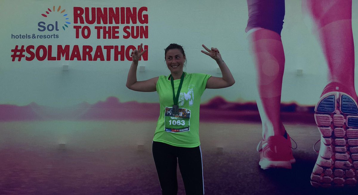 ojiplatika's tweet photo. Nuevo reto conseguido!!
#solmarathon #meliarunners #magaluf @Melia_Castilla https://t.co/Zsi6hX6xj9