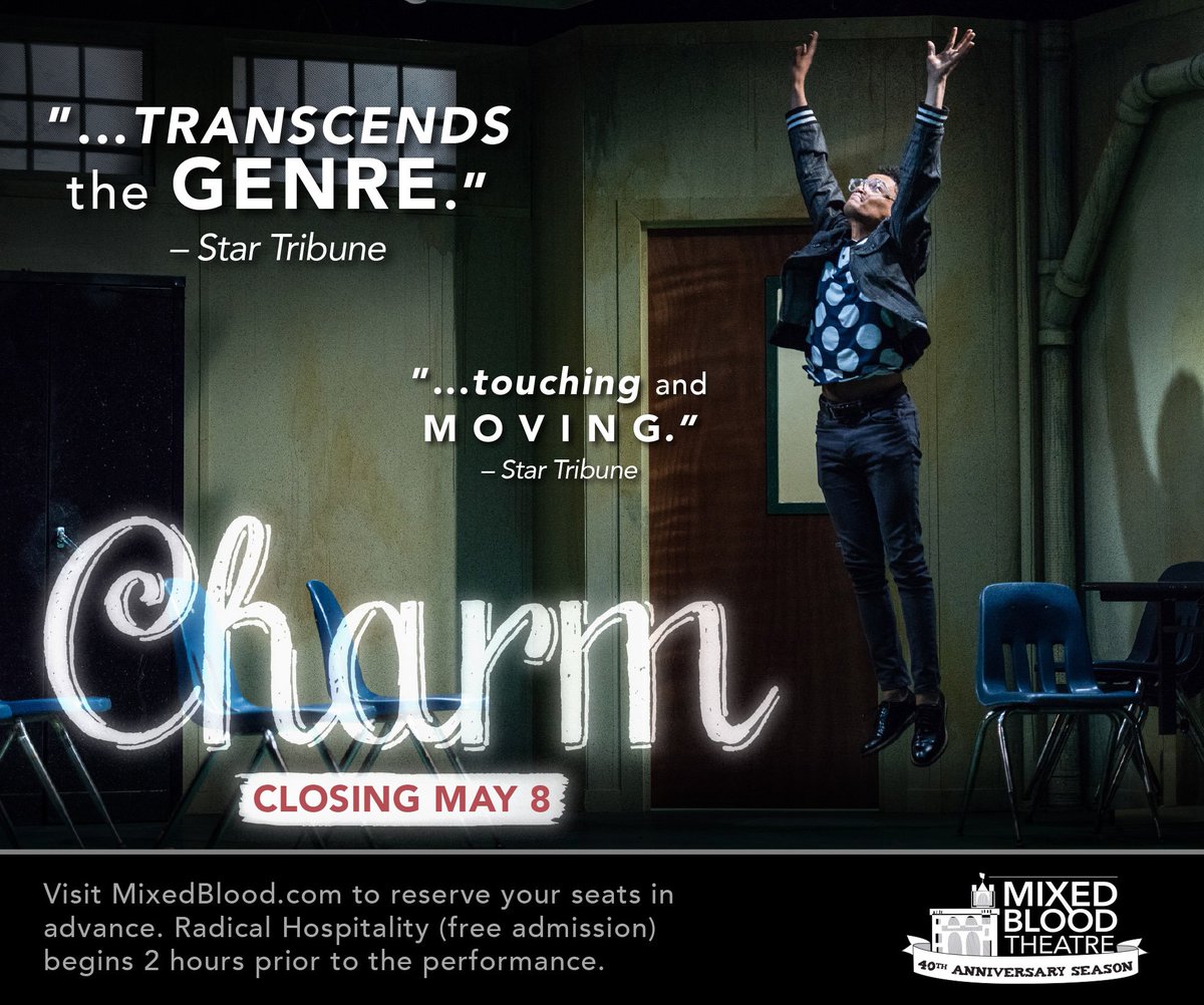 mixed_blood's tweet photo. #CharmMBT runs through May 8! https://t.co/qevlf9mEWx https://t.co/kBjm25giGC