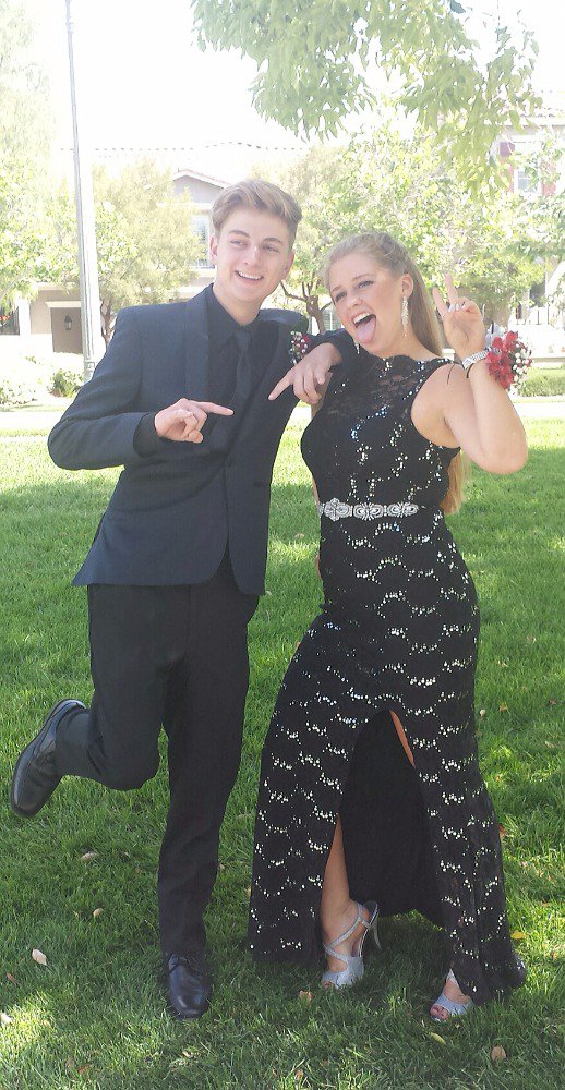 Luv681beach's tweet photo. @_carlsss__  Lookin' fine for 2k16 Sr Prom.  Have a blast! https://t.co/6TK5u8dezr