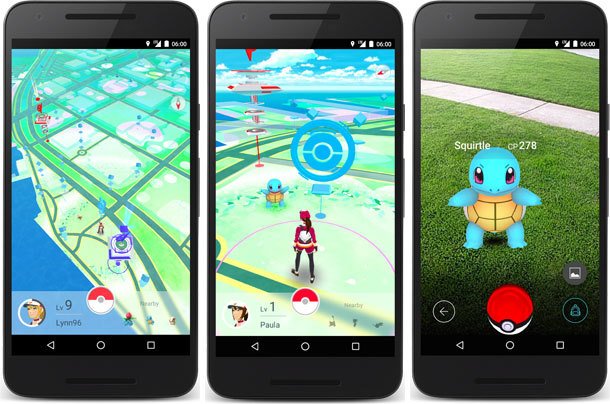 gameinformer's tweet image. Gameplay footage from Pokémon Go's beta surfaces in an online video. bit.ly/1YYHk0j