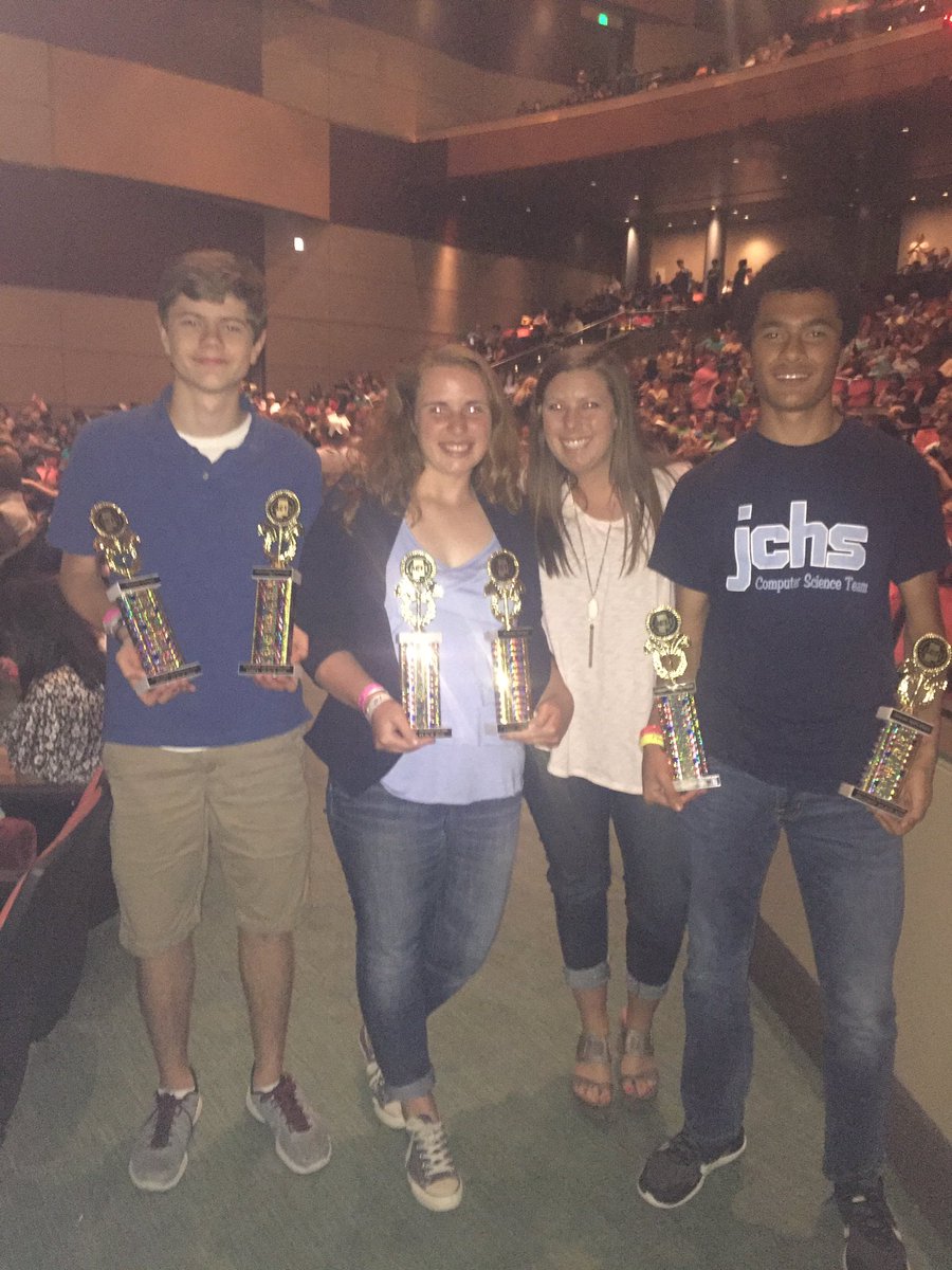 JCHS_CS's tweet photo. These kiddos did amazing at STATE ACTE competition! Their hard work paid off! #proudtobeajet  #MCSlearn https://t.co/tpbkzwC7P6