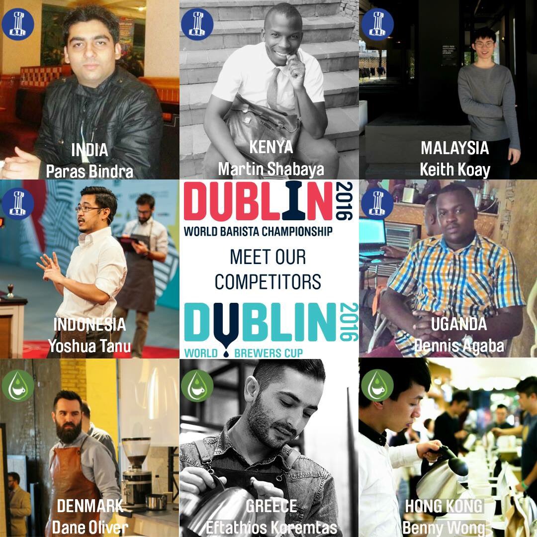 Check out some freshly roasted #WBC and #WBrC competitors who'll be taking the stage in Dublin this June!