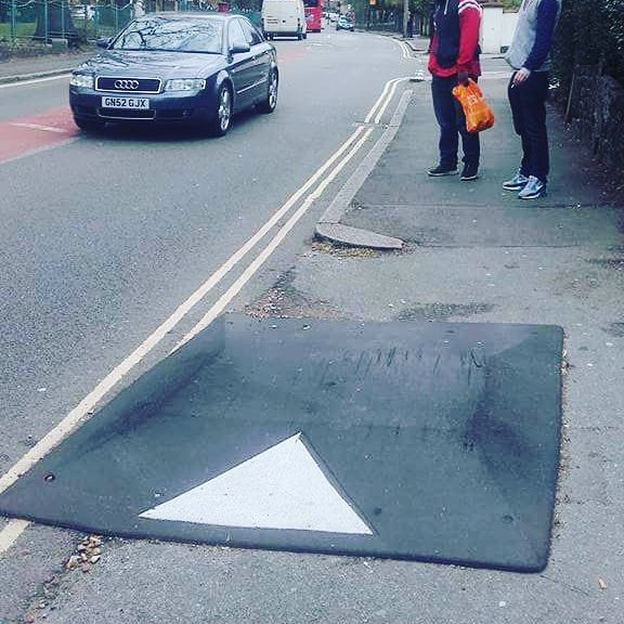 safetyphoto's tweet image. Joggers going too fast ? #speedhump safetyphoto.co.uk/safety_news/jo…
