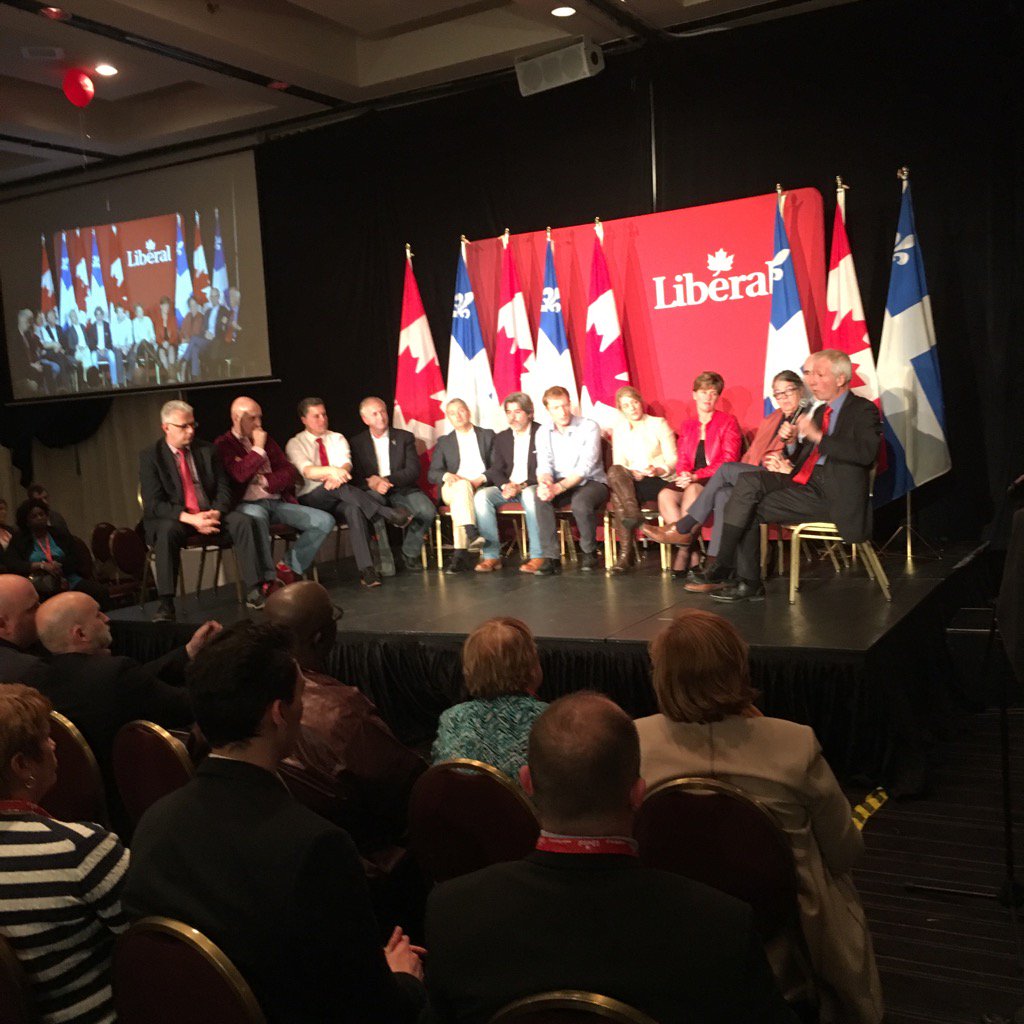 stephanelauzon5's tweet photo. Séance de questions avec le #caucus du #Quebec au #congres du #PLCQ #mtl2016 https://t.co/L3Hr8geCJO