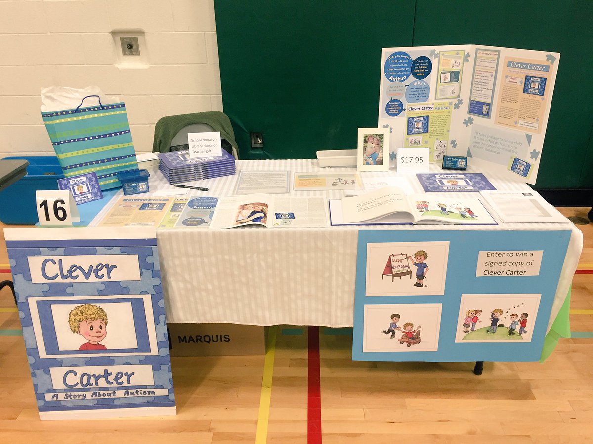CRCRsMommy's tweet photo. All set up at the #haltonfair2016 #clevercarter #haltonON #miltonON #autism https://t.co/KzD3MldGG0