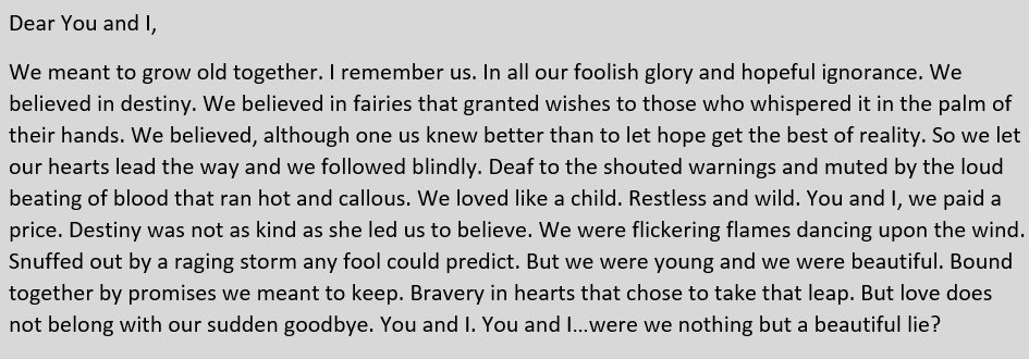 Raz_Elle's tweet photo. "Dear You and I"

DolceAmoreUnsentLettersSeries

#DolceAmoreDWorldTourKickoff https://t.co/VugMZ7r30r