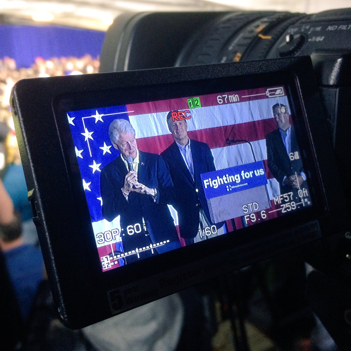 Bill Clinton asks Indiana to vote for his wife, Hillary. #HillaryClinton #BillClintonInFortWayne