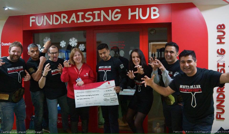SunnyTheHitman's tweet photo. It's official - the White collar boxing contenders raised £7087.12. 💪😊👍 @Bham_Childrens #teamwork #Champions https://t.co/ZLKkbuWiap