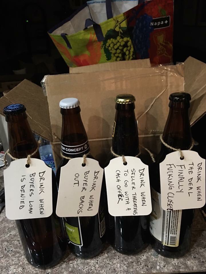 rerealworld's tweet photo. Might need something stronger than beer lol #RERW #realestaterealworld #realtor #realtortips #realestate https://t.co/3JnfHH2wCm