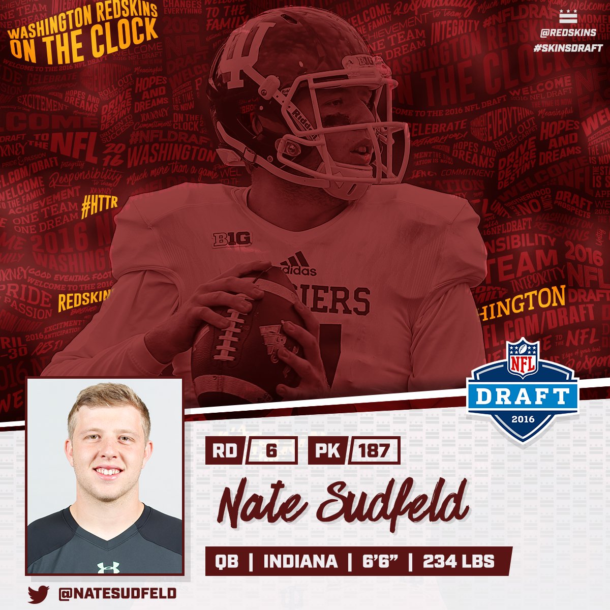 Commanders's tweet image. #WelcomeToDC, Nate!

#SkinsDraft Central | redsk.in/1NYlqnW
