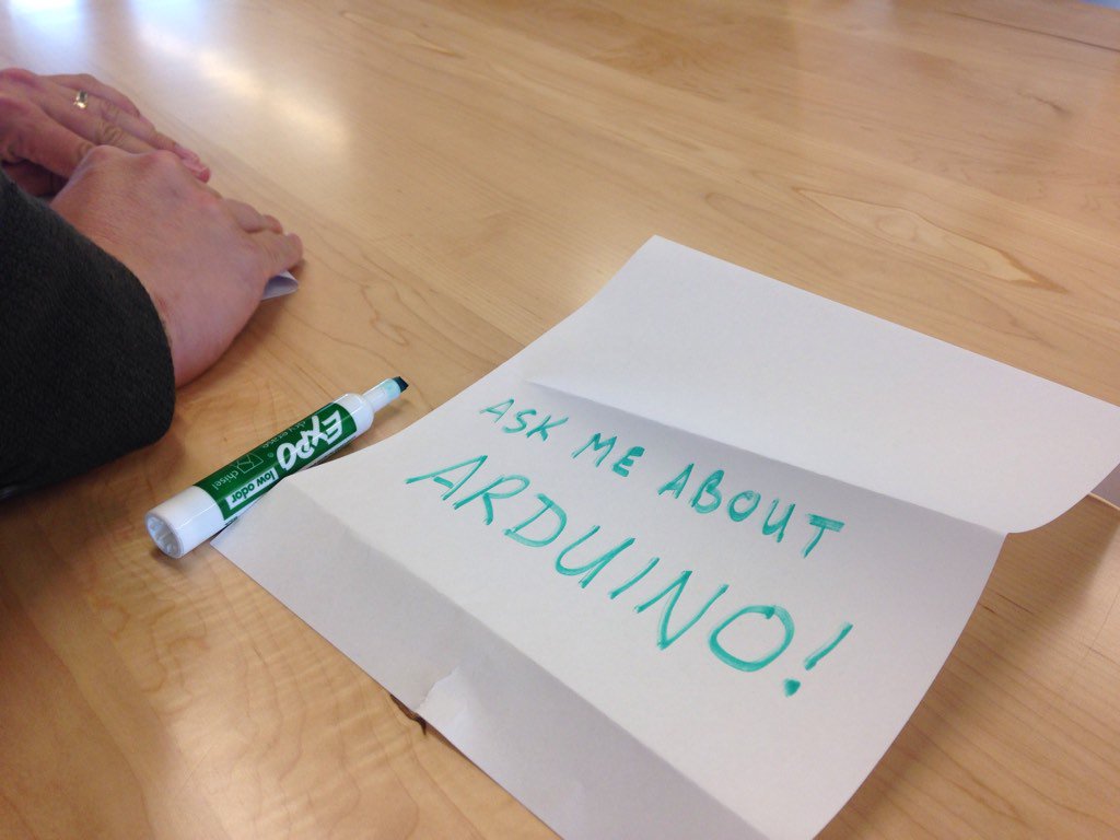 West_VirJillian's tweet image. My new motto #arduino #wvustreamlab #makerfaire