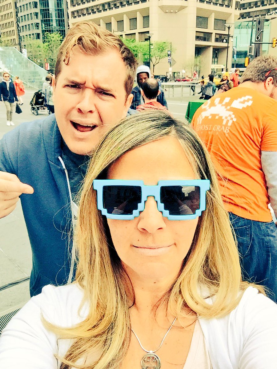 daniellecohn's tweet photo. Game time for the @TechnicallyPHL team - Arcade 5-10 pm - Dilworth Plaza - City Hall - #PHL @PhillyTechWeek #PTW16 https://t.co/yIYv4E7CKq
