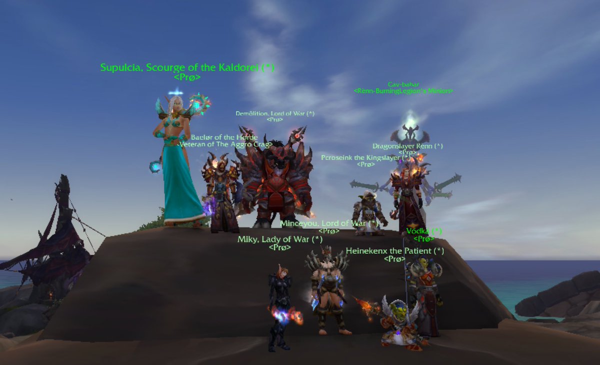 HydraPremade's tweet photo. Congrats to the #Prø guild from Burning Legion for the HAVOC wreaked in the first guild RBGs! #original10 #HailHydra https://t.co/kQk9Uu3xIC