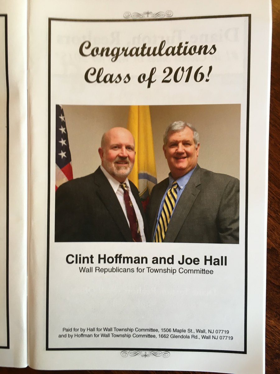 Thanks to the Wall Community Relations/Community Alliance Committee for the Meatball Gala for Project Graduation.