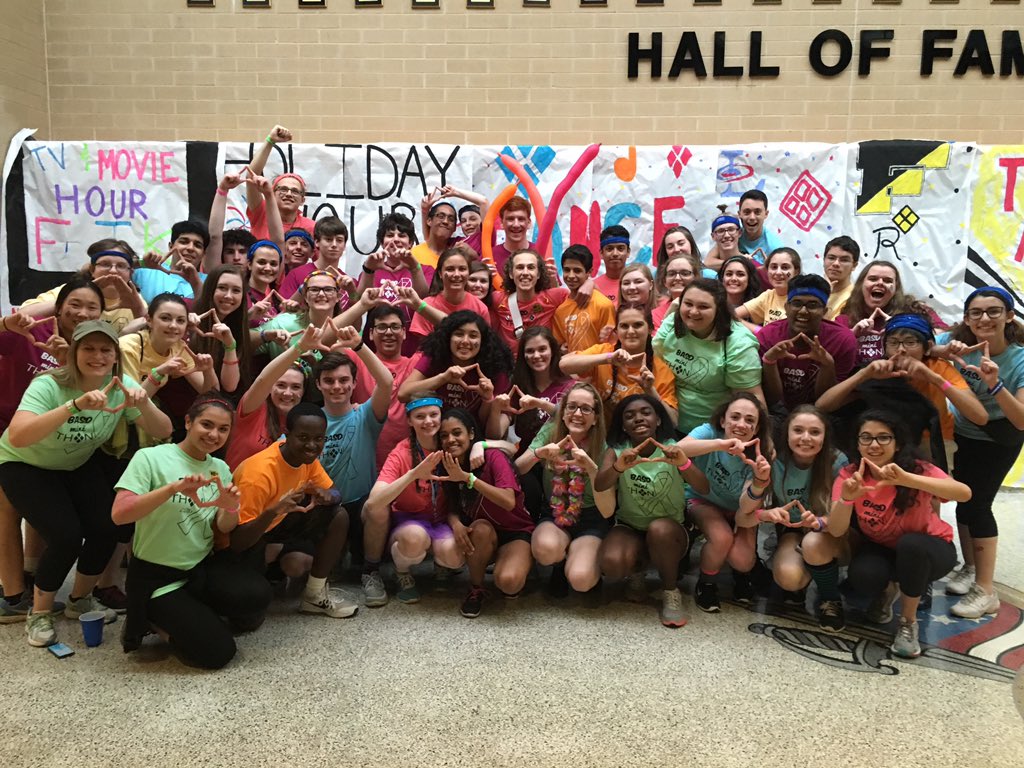 Today members of LHS Theatre and FHSTC came together for BASD MiniTHON!!! #Rivalries? #NotInHere #BASDMiniTHON2016