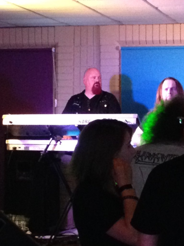 Metalmayhem7's tweet photo. Our own #TimTheMachine playing with @Aonia_Band https://t.co/GinN9W5PfJ