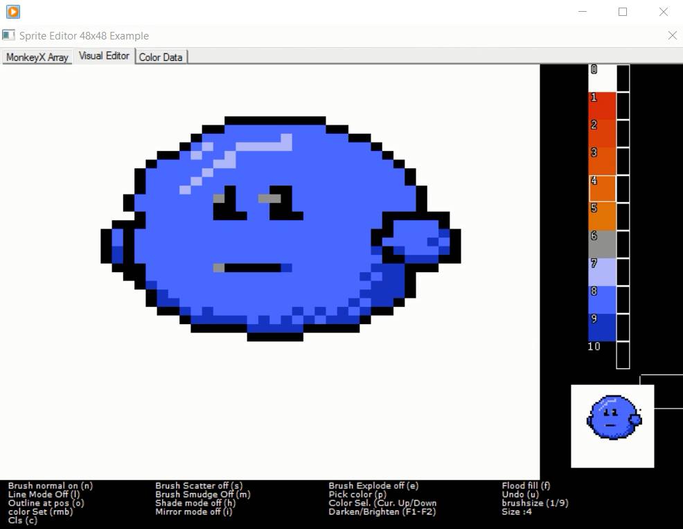 RudyvanEtten's tweet image. I think I wil begin making a selection system for the #spriteeditor